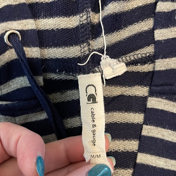 Cable & Gauge striped swim coverup - Picture 6 of 8